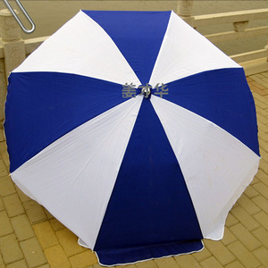 蓝白遮阳伞|大伞|广告伞